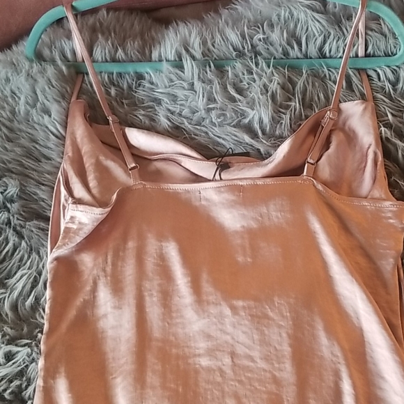 NWT Nasty Gal Sought After Cowl Satin Dress - Picture 5 of 7